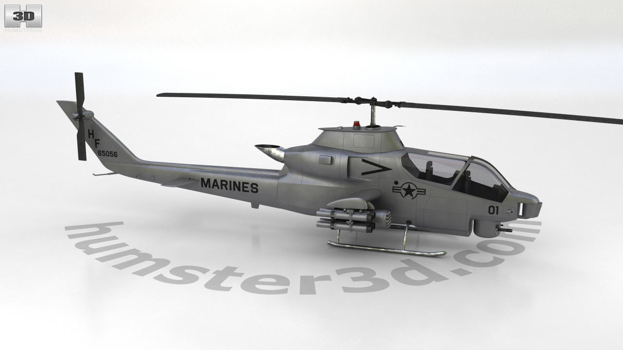 AH-1Z Bell コブラヘリコプター - 船、ボート