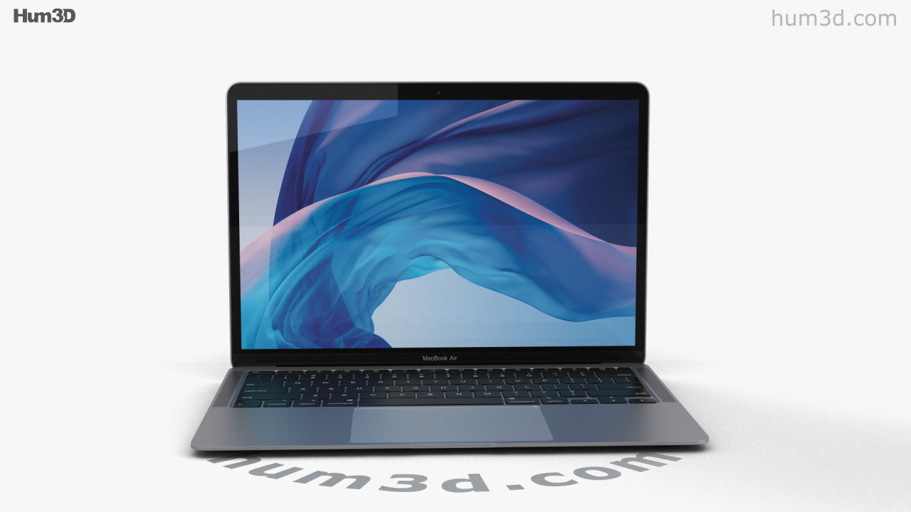 360 view of Apple MacBook Air (2020) Space Gray 3Dモデル