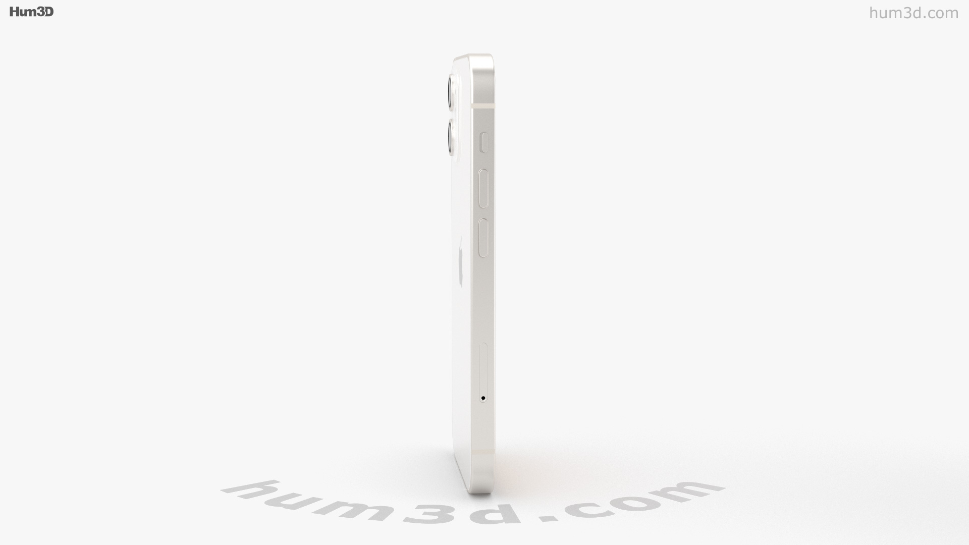 Vista 360 del modelo 3D de Apple iPhone 12 Blanco - Tienda 3DModels