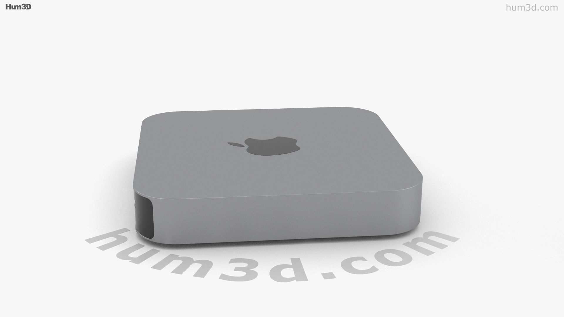 Apple Mac mini 2020 M1 Silver 3Dモデルの360ビュー-3DModelsストア