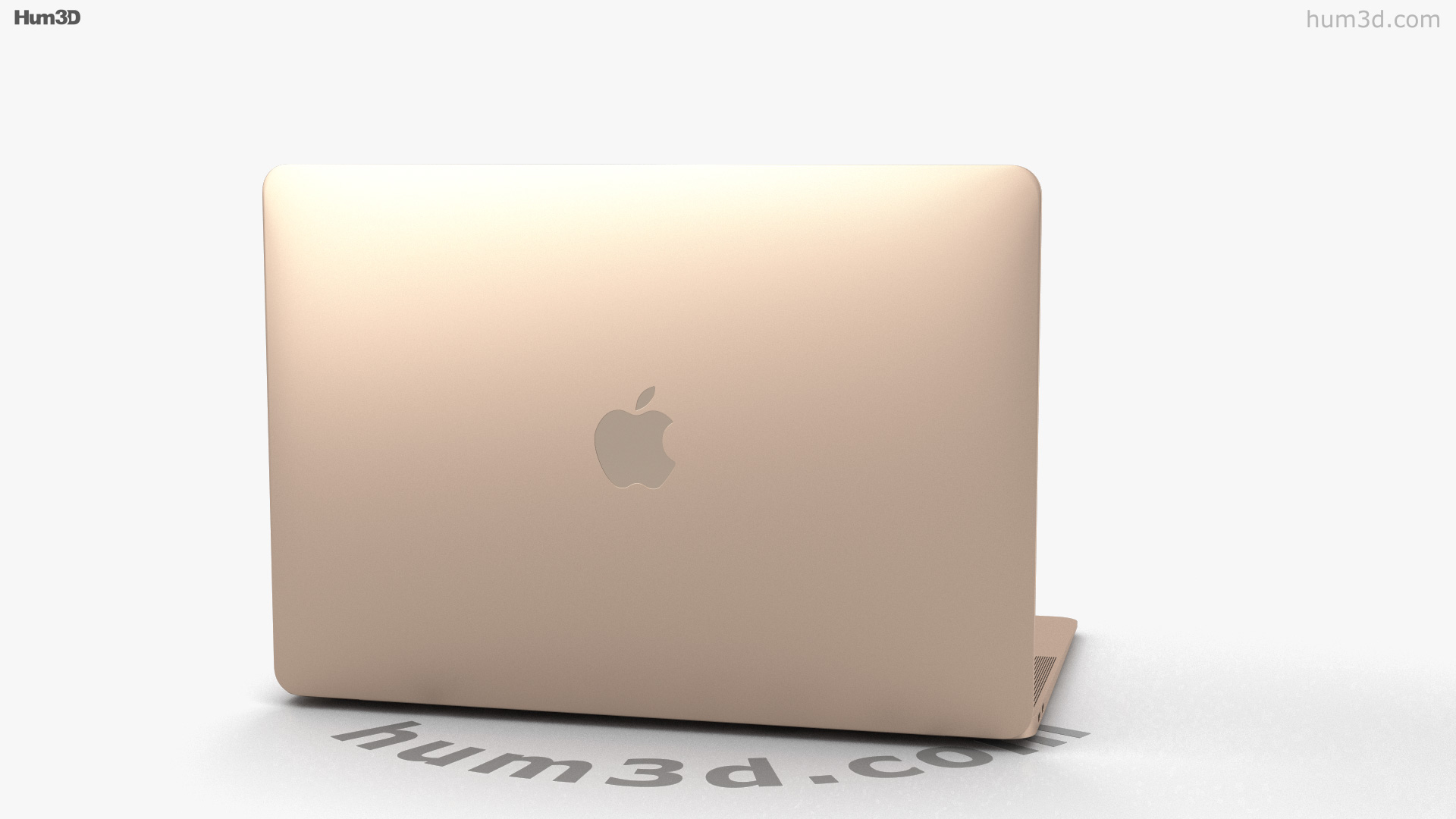 360 view of Apple MacBook Air 2020 M1 Gold 3D model - 3DModels ...