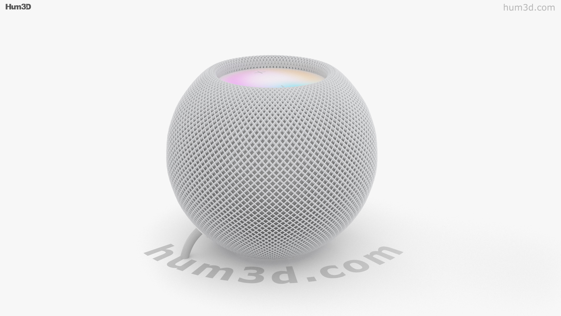 360 view of Apple HomePod Mini White 3D model - 3DModels store