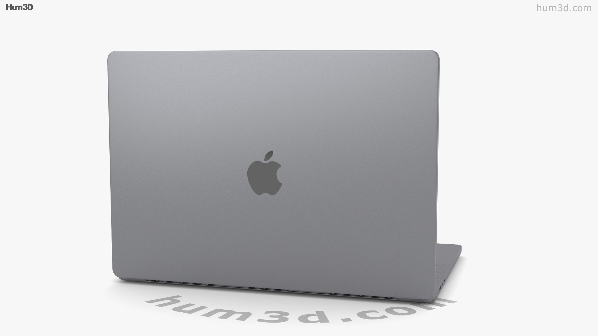 Apple MacBook Pro 2021 16-inch Space Gray 3Dモデルの360ビュー ...
