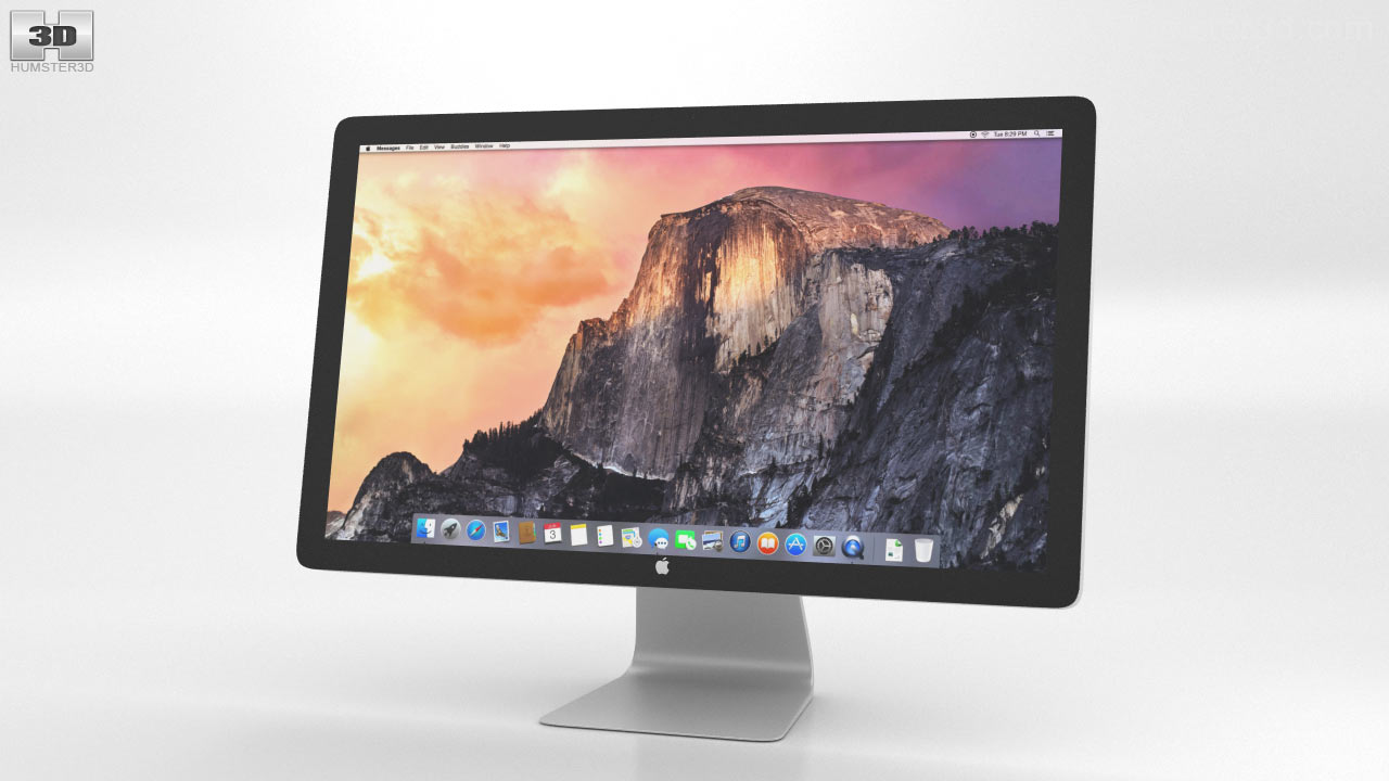 360 view of Apple Thunderbolt Display 27-inch 2014 3D model
