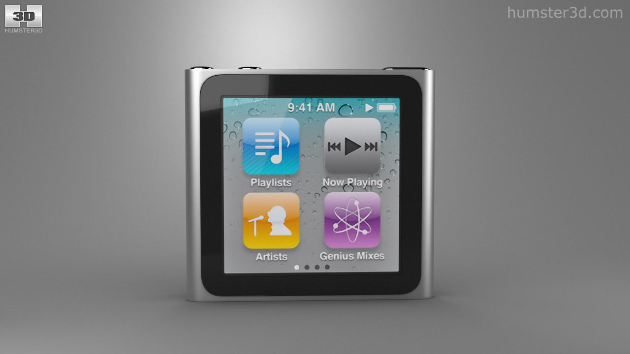 Apple iPod nano 6G 3D model
