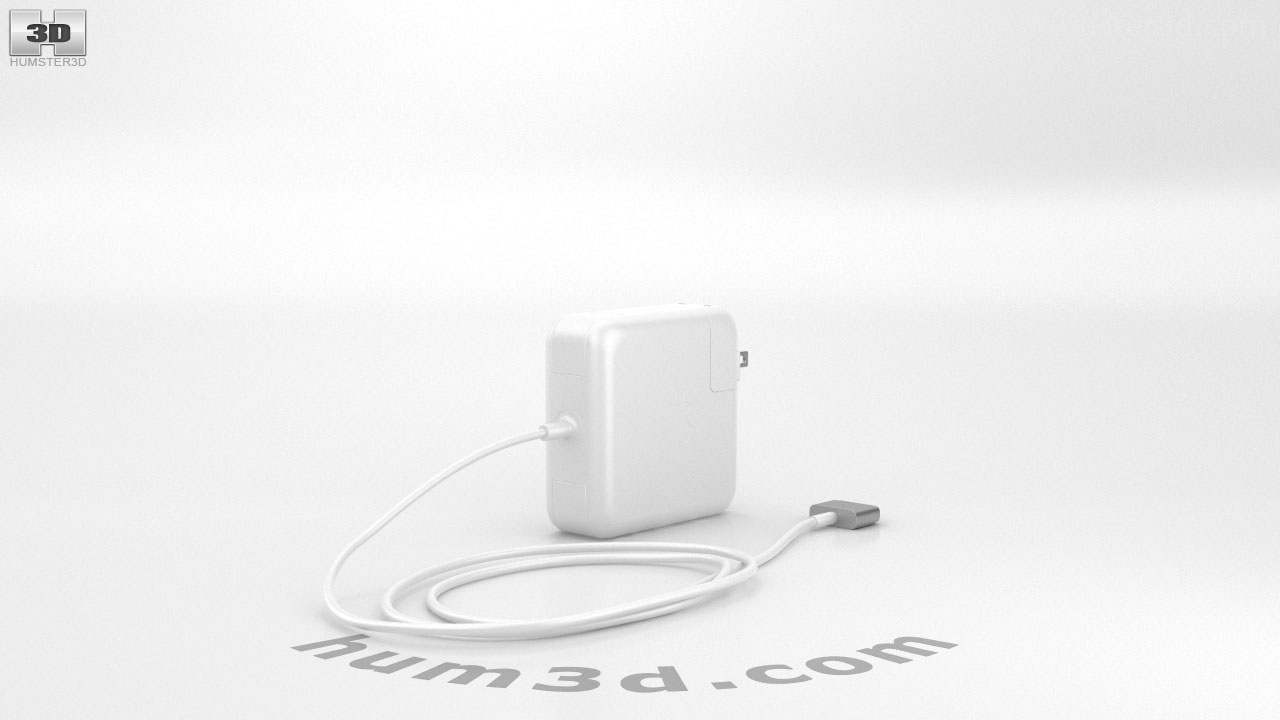 Apple 60W MagSafe Power Adapter 3D model