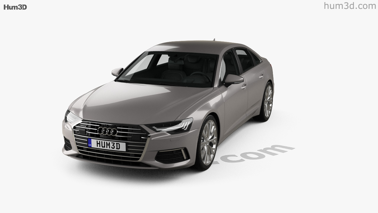360 view of Audi A6 (C8) sedan 2021 3D model - 3DModels store