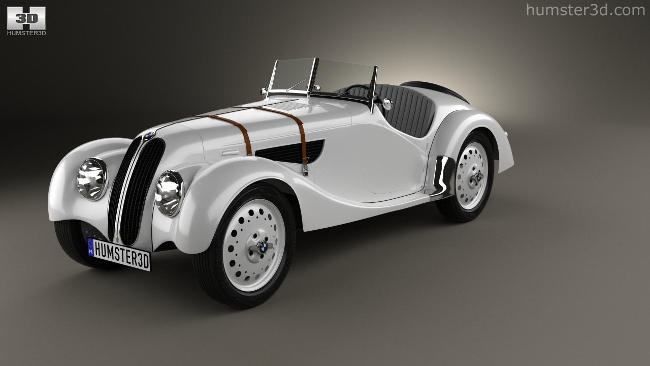 360 view of BMW 328 1936 3D model