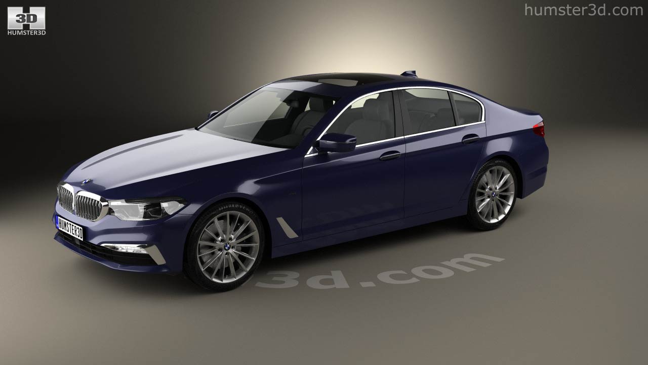 360 view of BMW 5 series G31 touring M-Sport 2020 3D model - 3DModels store