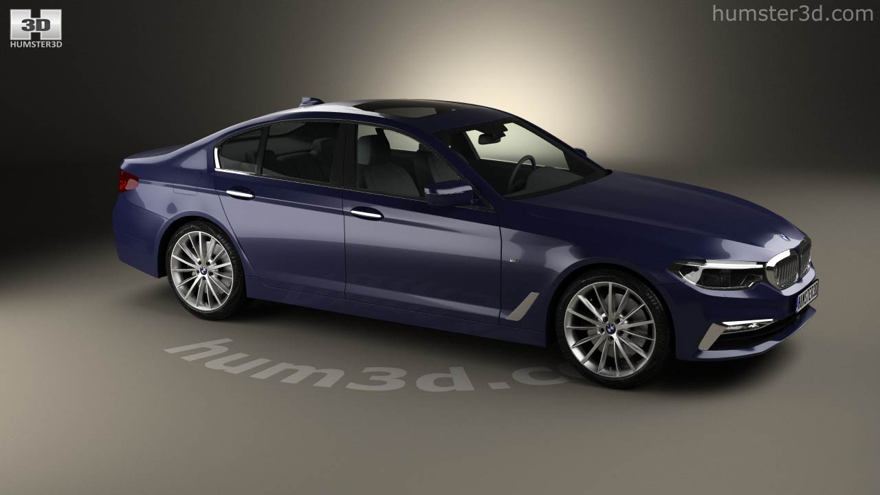 360 view of BMW 5 series G31 touring M-Sport 2020 3D model - 3DModels store
