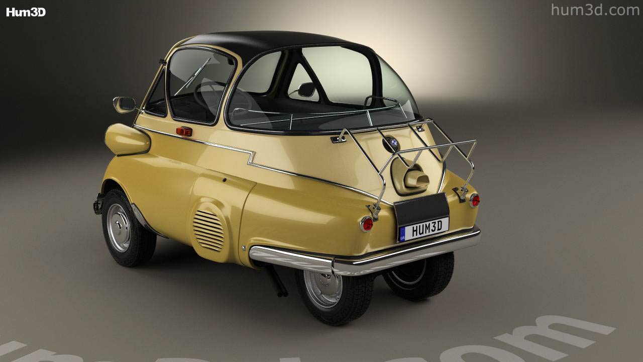 360 view of BMW Isetta 250 1955 3D model - 3DModels store