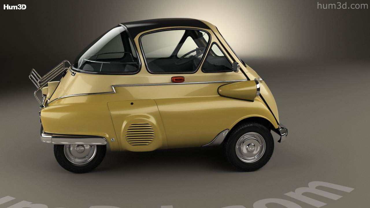 360 view of BMW Isetta 250 1955 3D model - 3DModels store