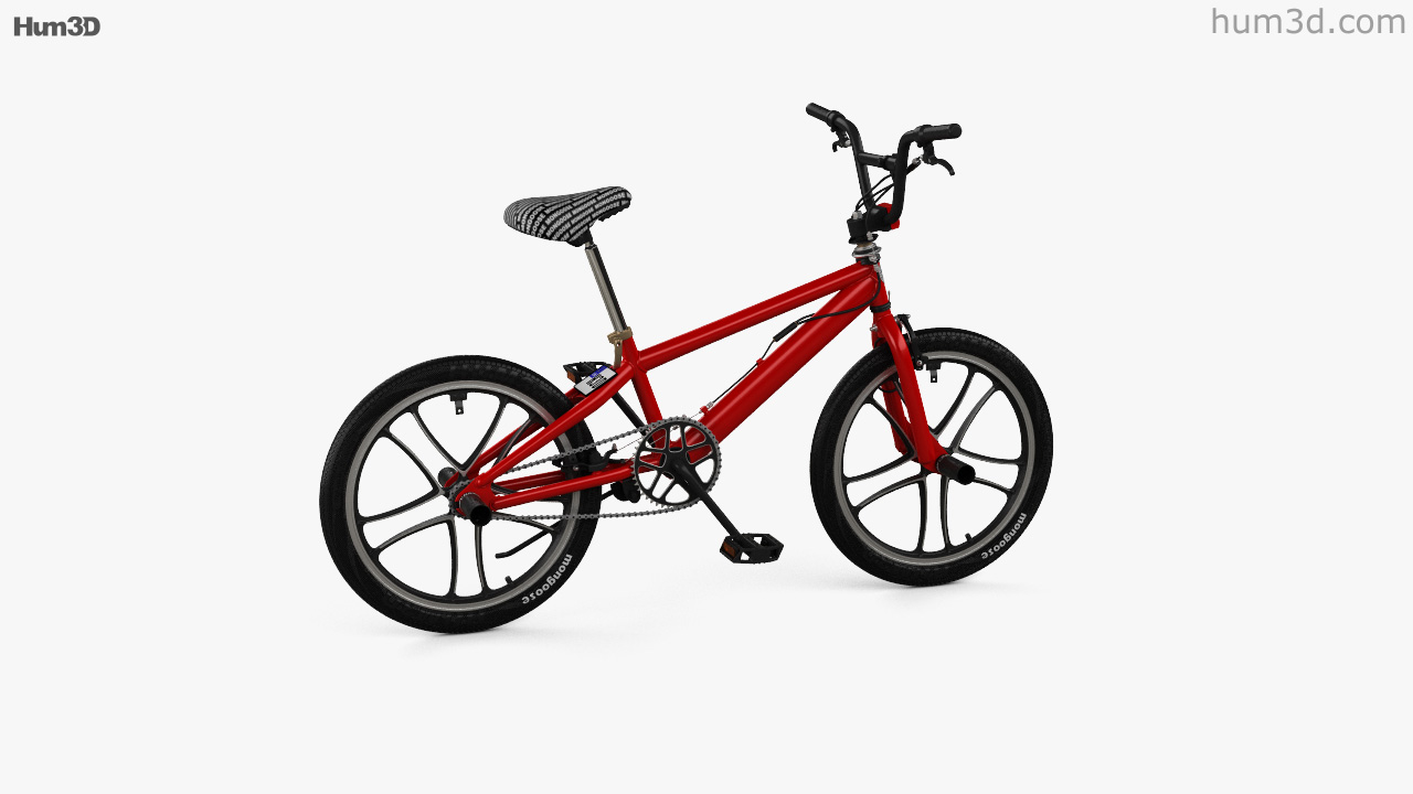 BMX マングース 赤色 フラットランド - 自転車本体