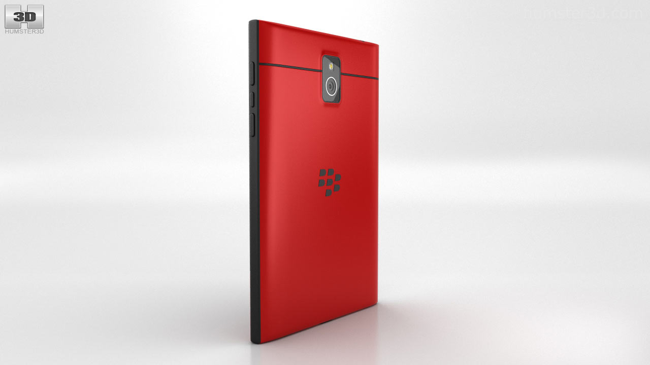 BlackBerry Passport Red 3Dモデルの360ビュー-3DModelsストア