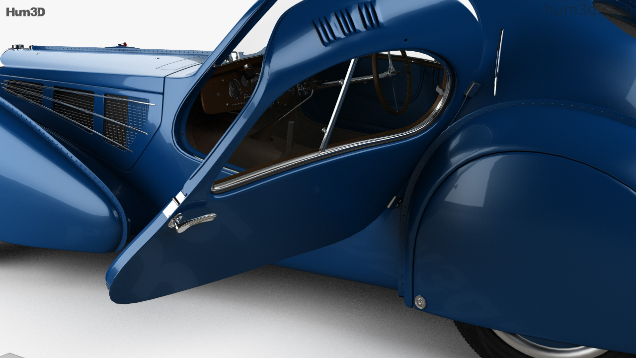 360 View Of Bugatti Type 57sc Atlantic With Hq Interior 1936 3d Model 3dmodels Store 0850