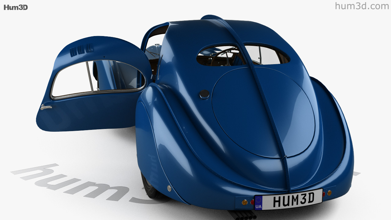 360 View Of Bugatti Type 57sc Atlantic With Hq Interior 1936 3d Model 3dmodels Store 9950