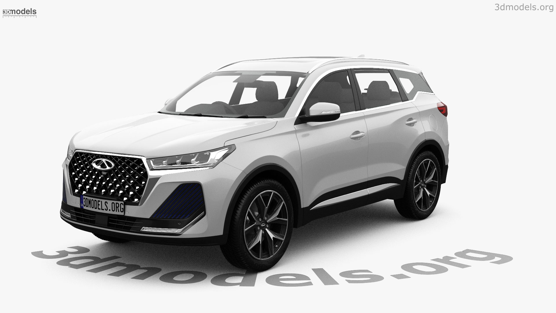 360 view of chery tiggo 7 pro max 2025 3d model 3dmodels store