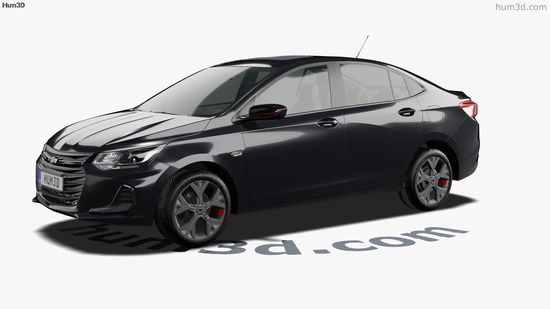 360 vista de Chevrolet Onix Premier hatchback 2023 modelo 3D