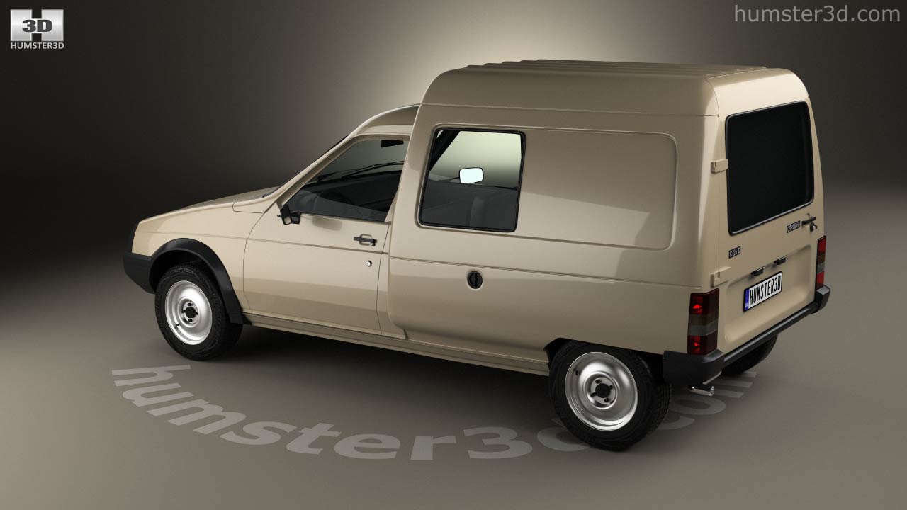 Citroën C15 - Buy Royalty Free 3D model by MaximePages (@pagesm) [62e4fcf]