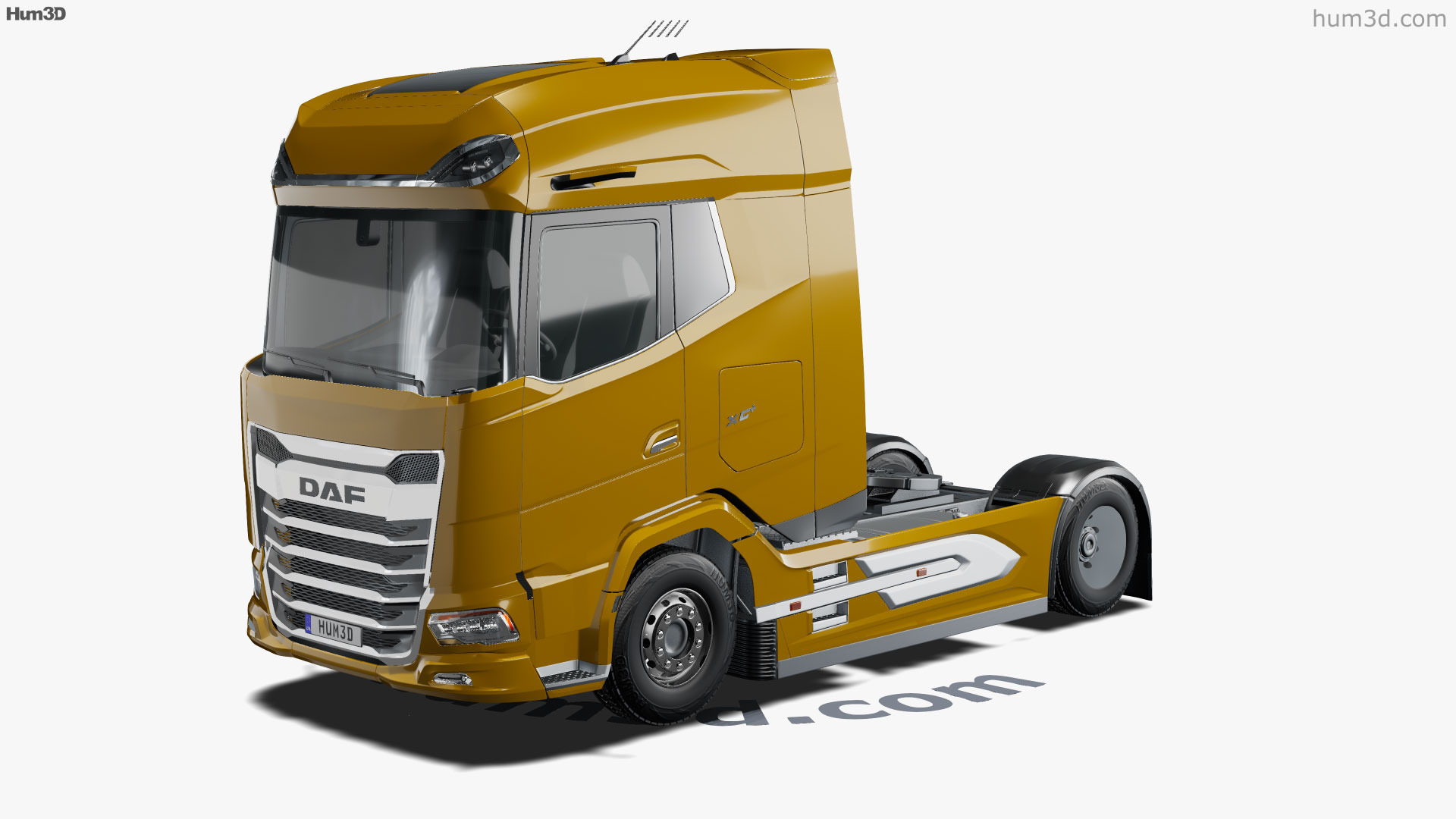 Vue à 360 degrés de DAF XG Plus FTG Camion Tracteur 2 essieux 2024 Modèle 3D