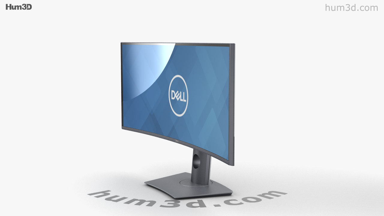 360 view of Dell 34-inch Curved Monitor U3419W 3D model - 3DModels store