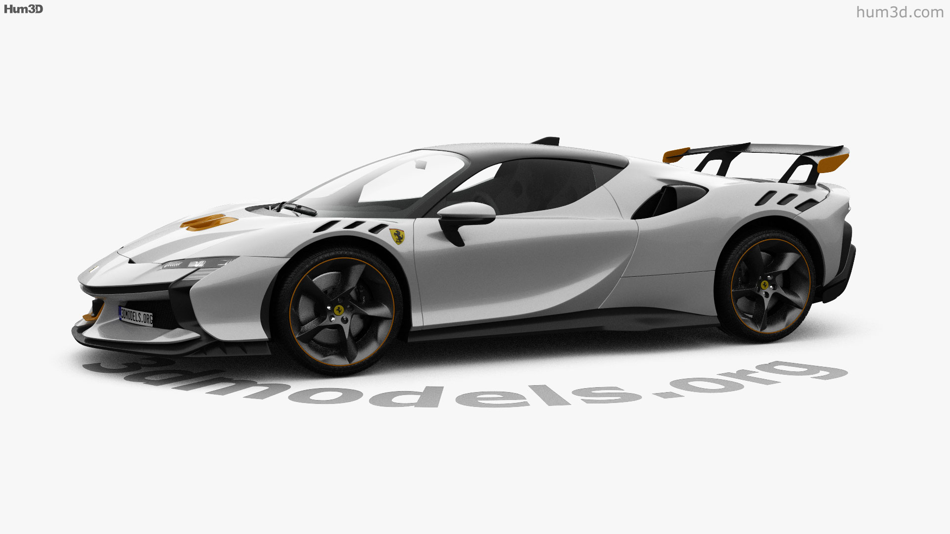 360 view of Ferrari SF90 XX Stradale F173 2023 3D model - 3DModels store