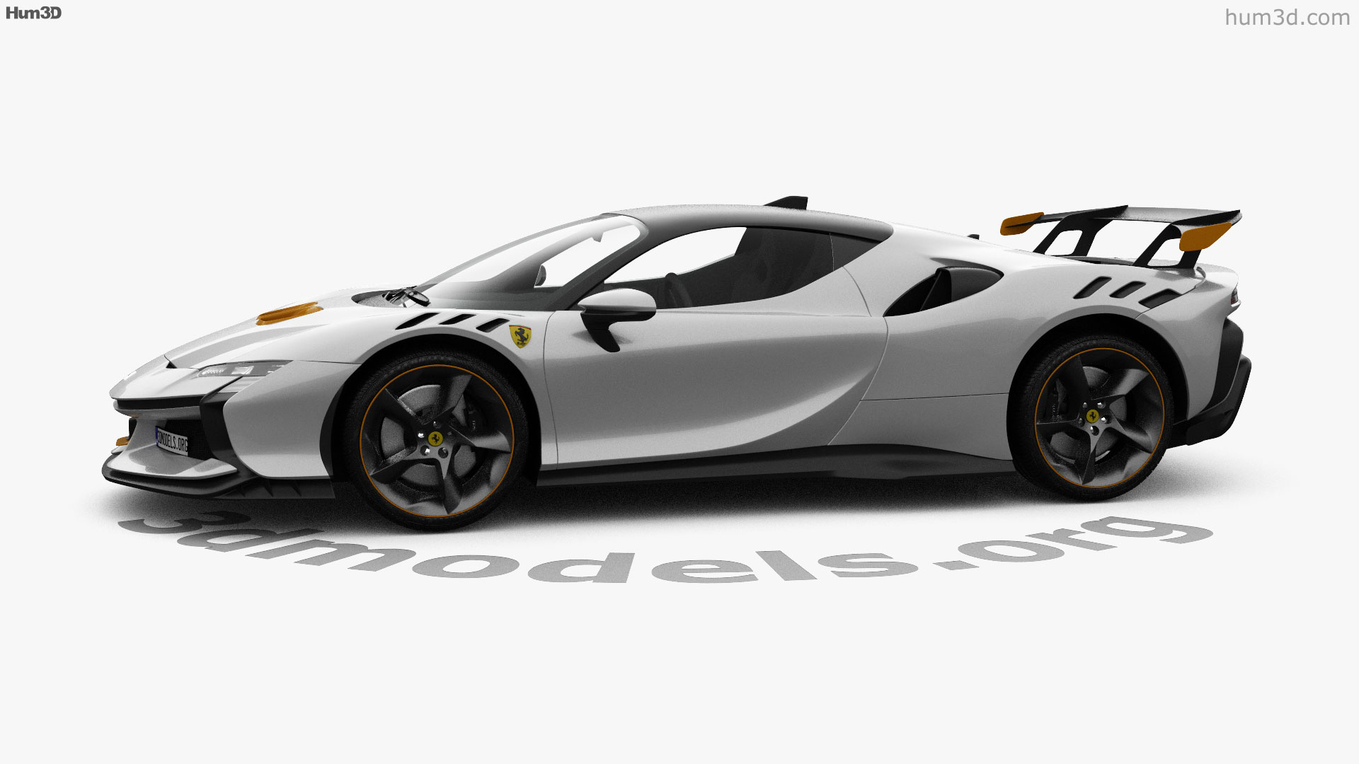 360 view of Ferrari SF90 XX Stradale F173 2023 3D model - 3DModels store
