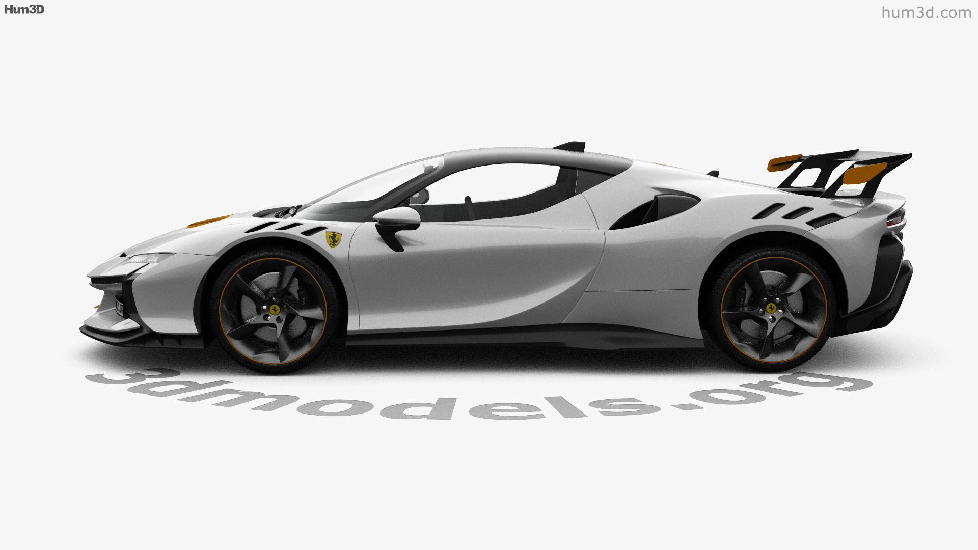 360 view of Ferrari SF90 XX Stradale F173 2023 3D model - 3DModels store