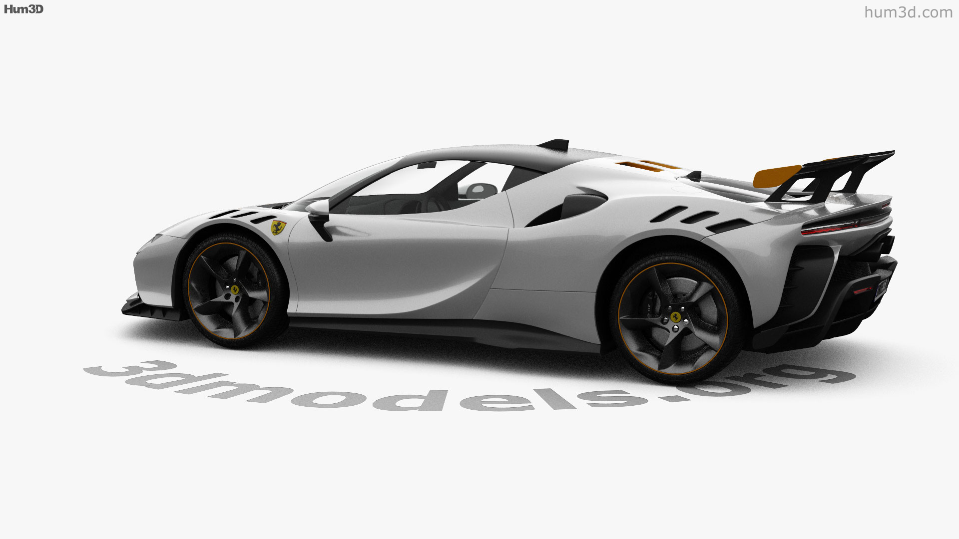 360 view of Ferrari SF90 XX Stradale F173 2023 3D model - 3DModels store