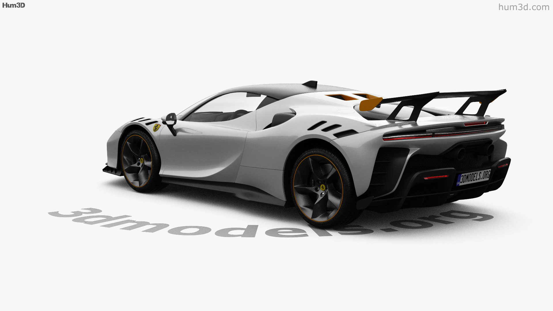 360 view of Ferrari SF90 XX Stradale F173 2023 3D model - 3DModels store