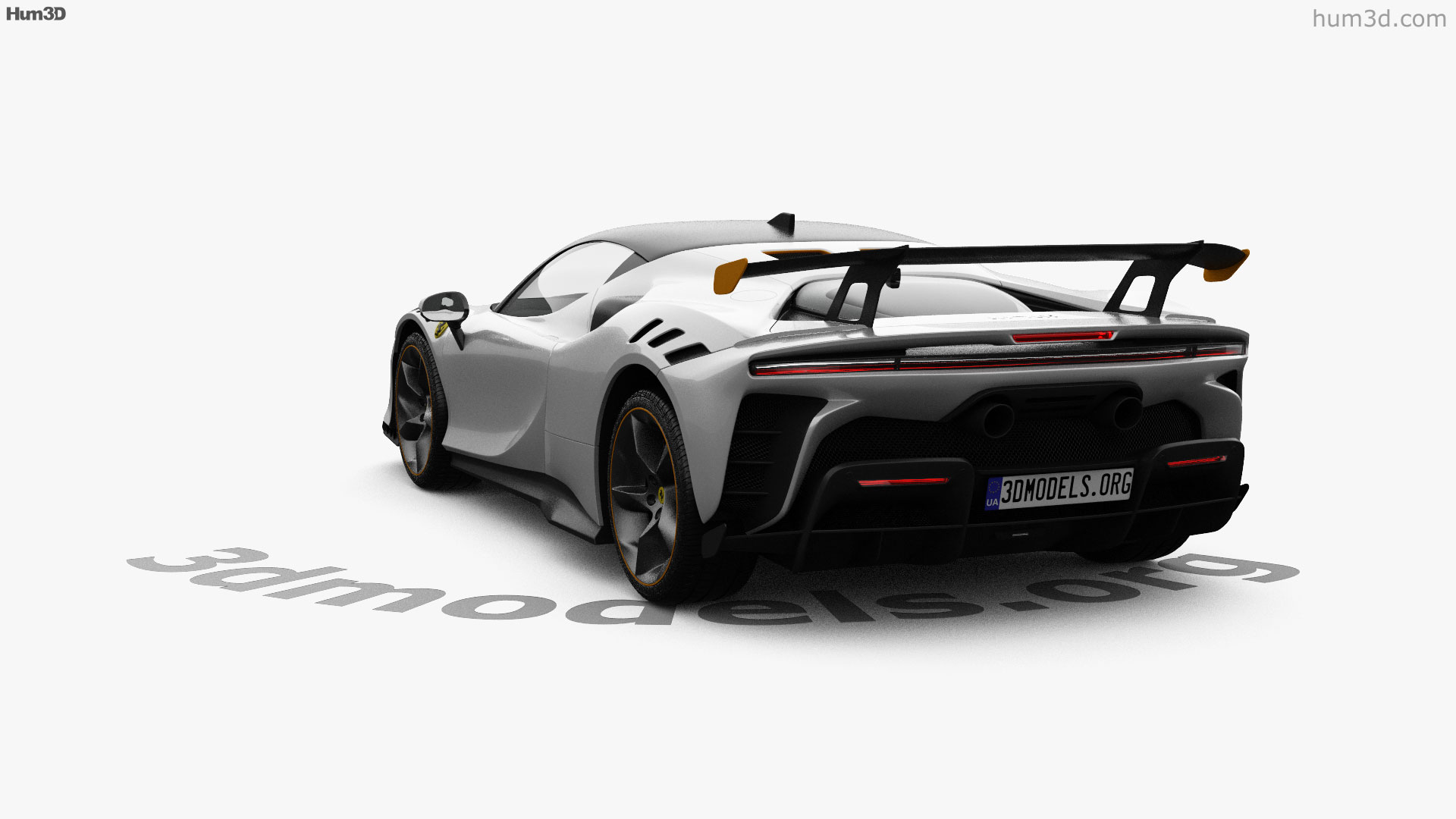 360 view of Ferrari SF90 XX Stradale F173 2023 3D model - 3DModels store