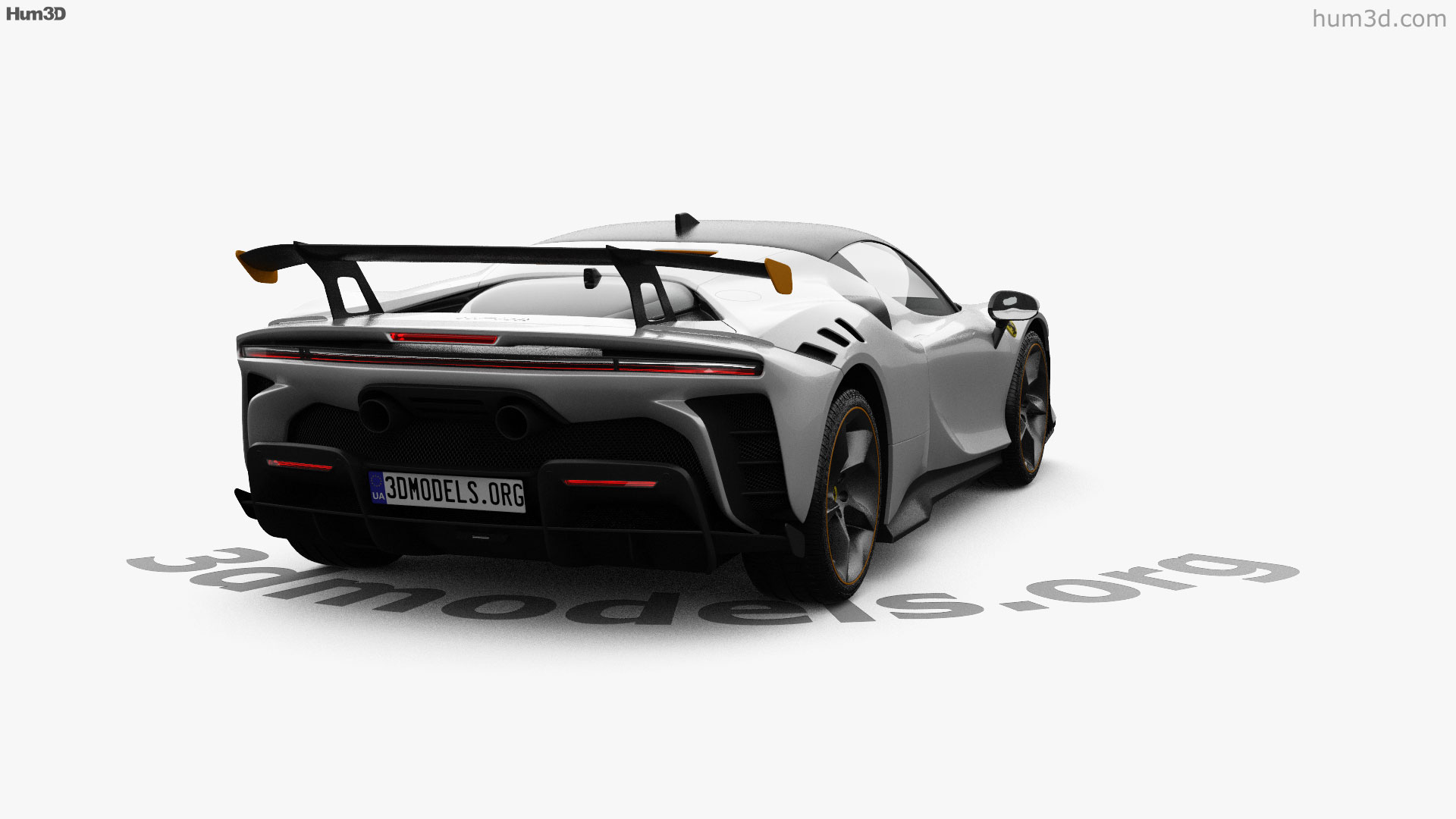 360 view of Ferrari SF90 XX Stradale F173 2023 3D model - 3DModels store
