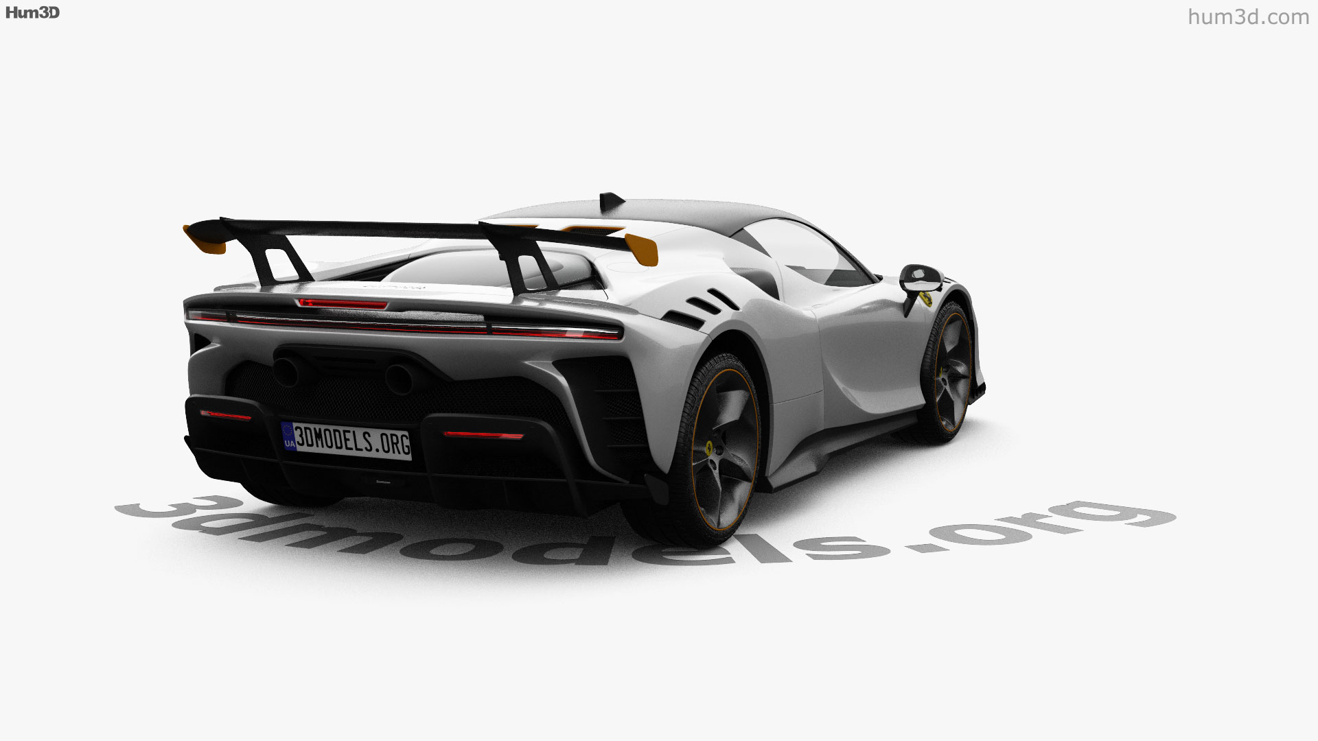 360 view of Ferrari SF90 XX Stradale F173 2023 3D model - 3DModels store