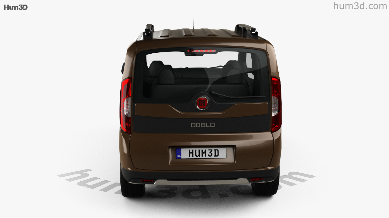 Fiat Doblo Trekking 2017 Modello 3D - Scarica Veicoli on