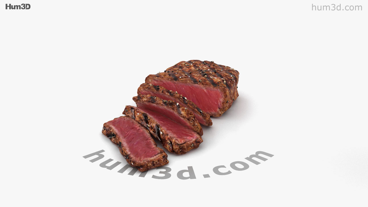  Beef Steak Texture 3D Realistic Novetly Funny Marble