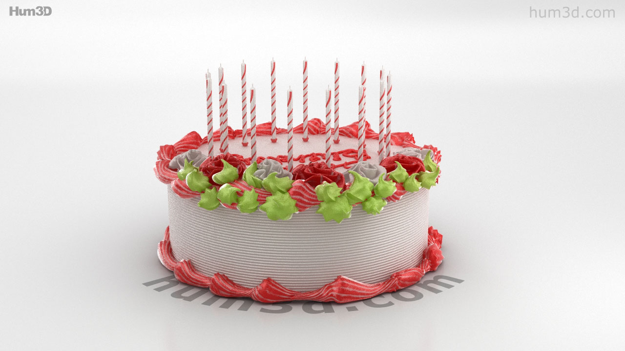 Birthday cake Sweet Home 3D Torte 3D computer graphics Cake decorating, cake,  3D Computer Graphics, baked Goods png | PNGEgg