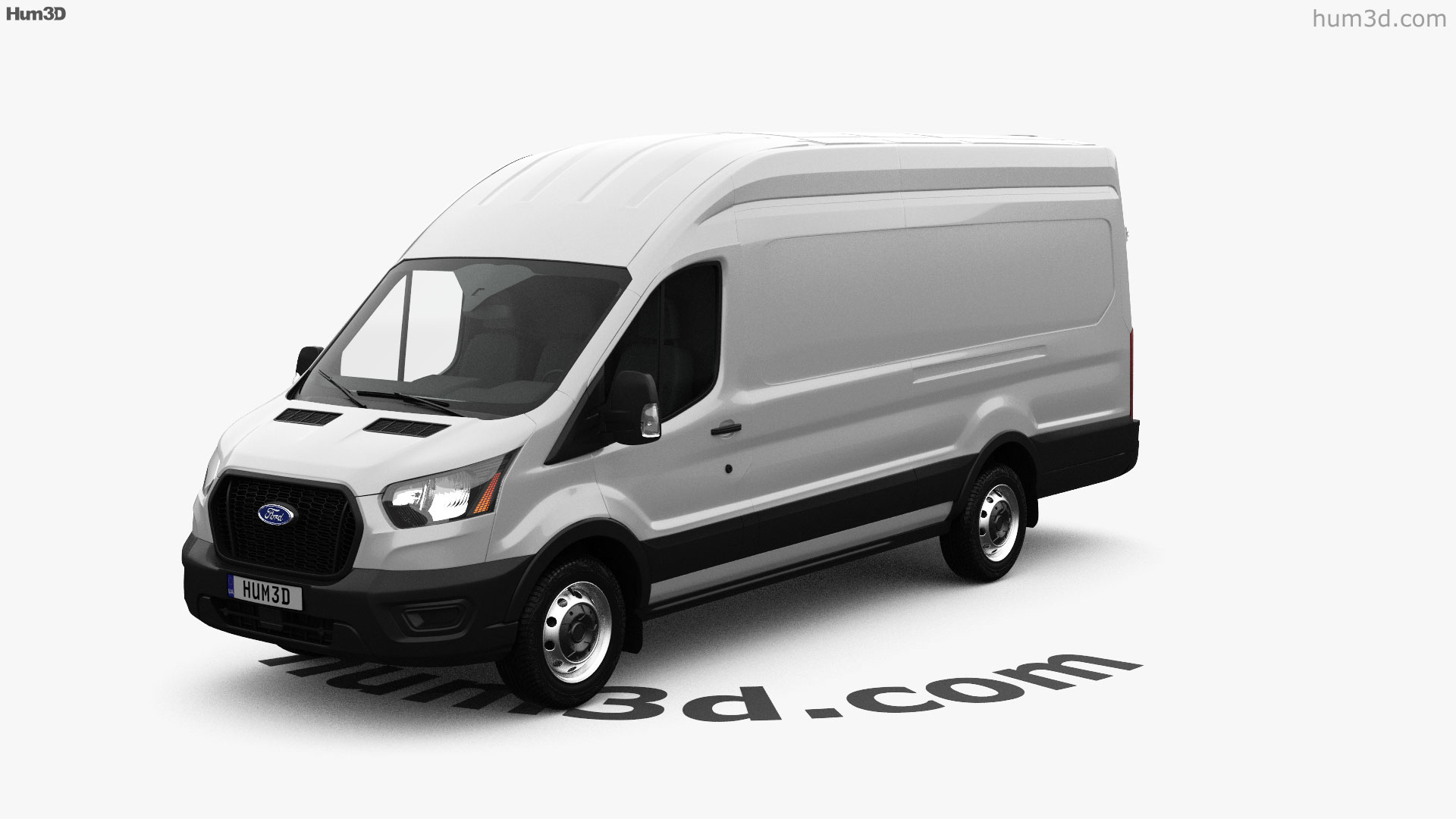 Ford Transit Cargo Van L4H3 USspec 2024 360도 3D 모델 3DModels