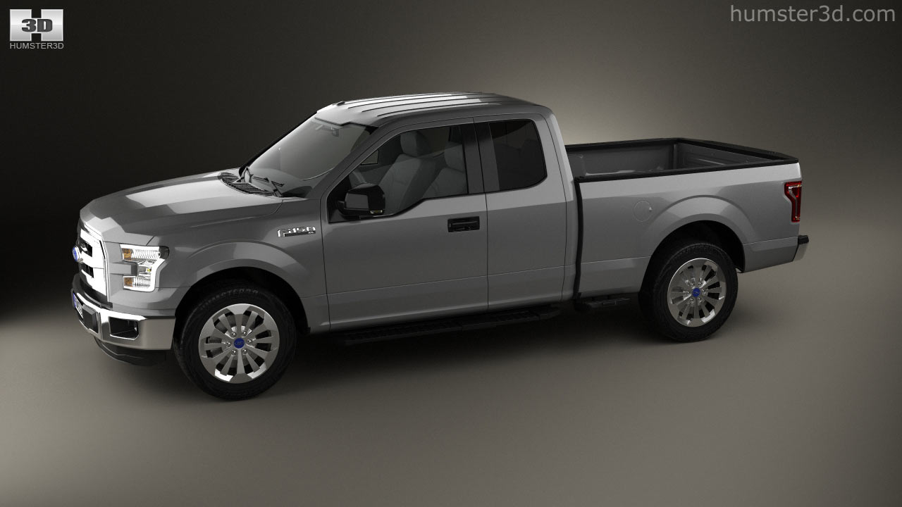 3D Maxpider 15-23 Ford F-150 Super Cab 4 Seats With Bench Elitect Black R1 R2