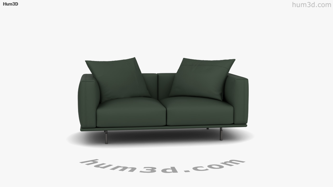 360 view of Flou Binario Sofa 3D model - 3DModels store