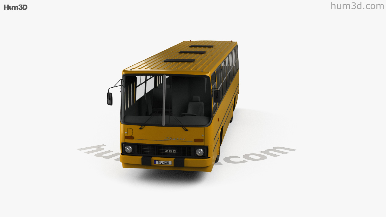 Ikarus 260-01 bus 1981 3D model - Download Vehicles on