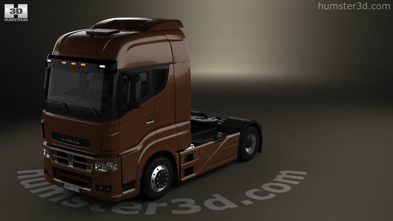 360 view of KamAZ 5490 S5 Tractor Truck 2019 3D model - 3DModels store
