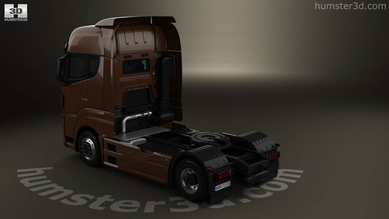 360 view of KamAZ 5490 S5 Tractor Truck 2019 3D model - 3DModels store