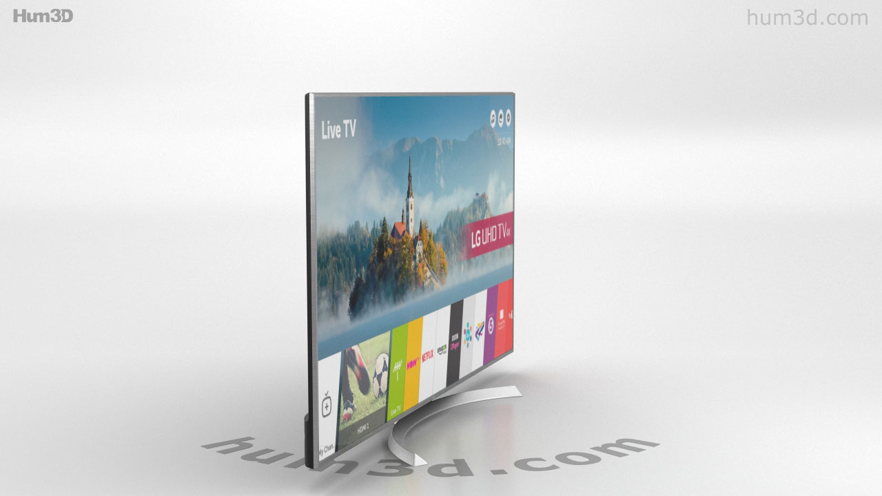 LG 55 ULTRA HD 4K TV 55UJ701V 3D model