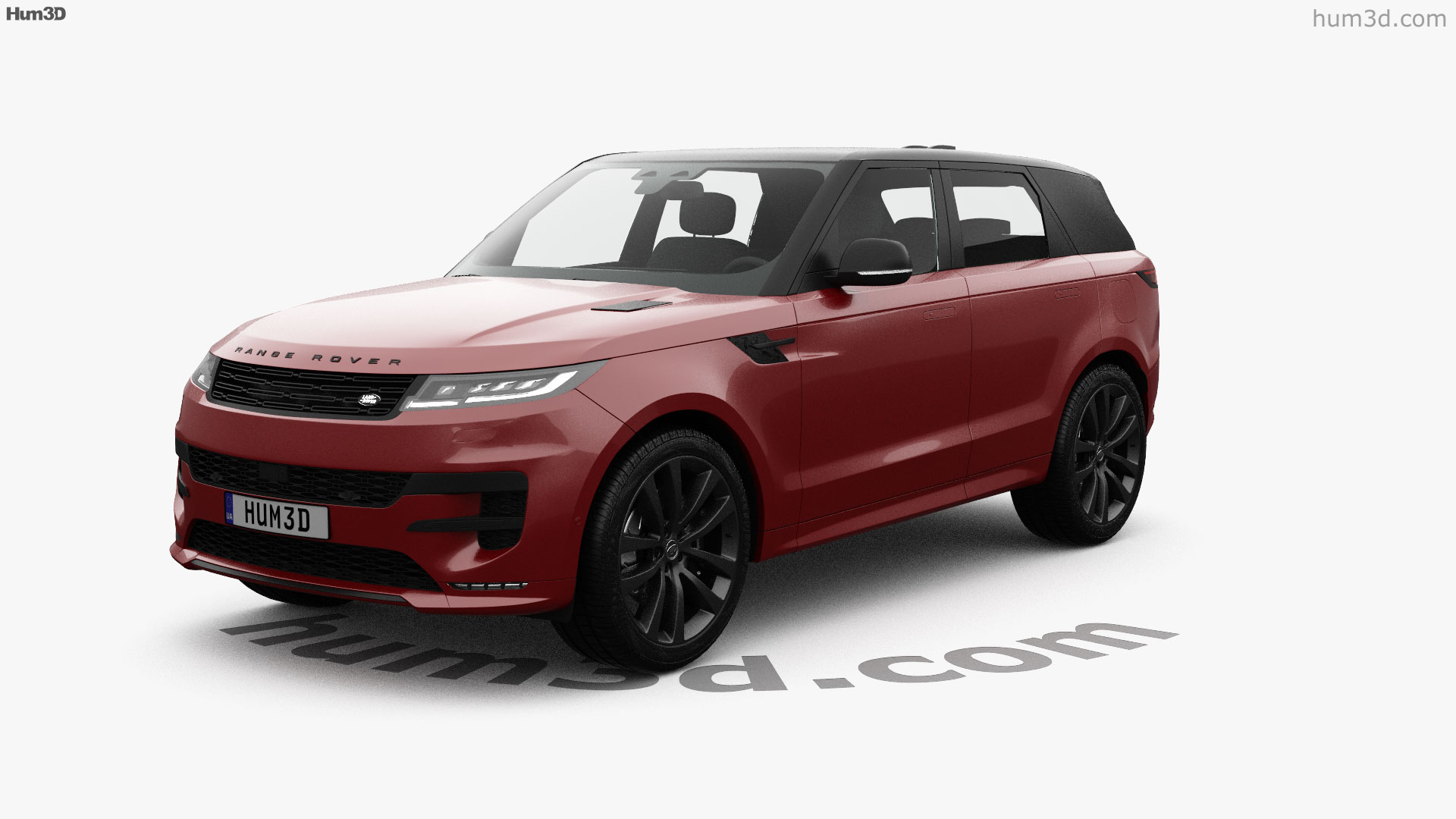 360 view of Land Rover Range Rover Sport P510e First Edition 2025 3D ...
