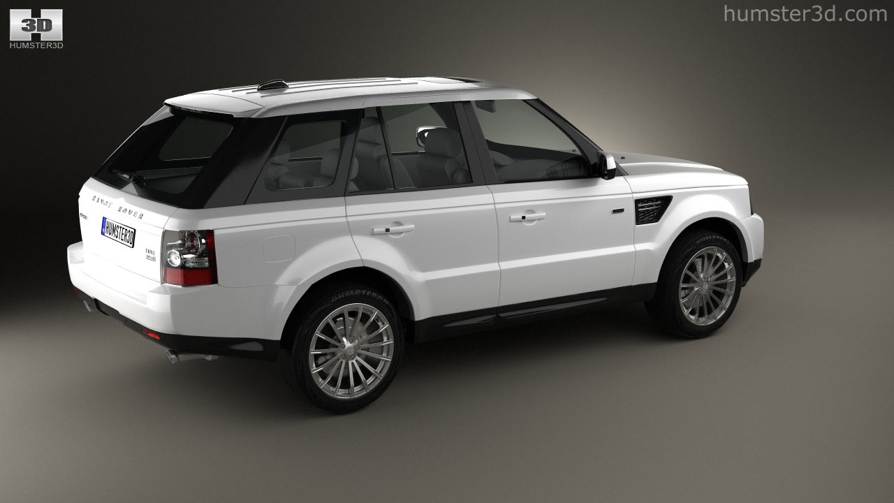 360 view of Land Rover Range Rover Sport 2013 3D model - 3DModels store