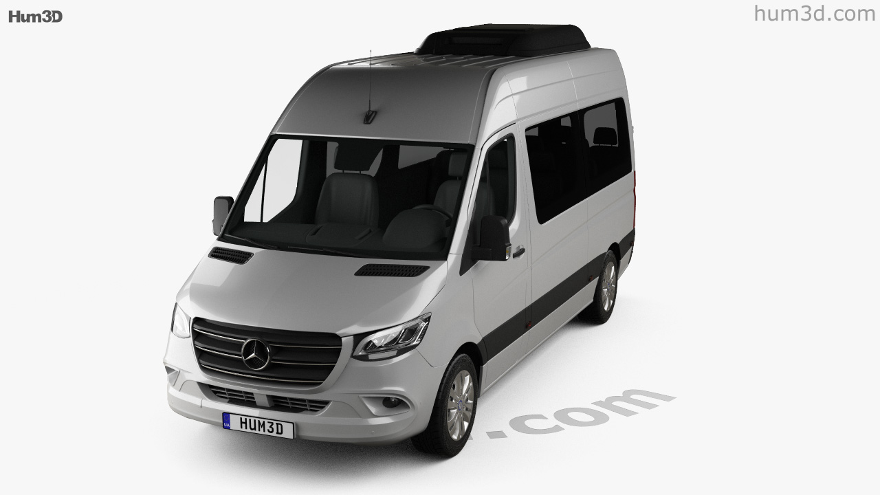 Mercedes-Benz Sprinter (W907) Passenger Van L2H2 2022 3D model
