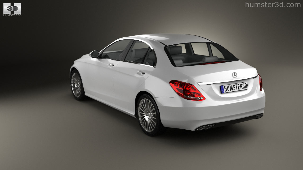 360 view of Mercedes-Benz C-class (W205) sedan 2016 3D model - 3DModels  store