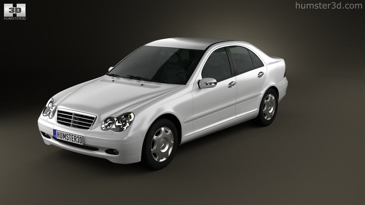 Mercedes-Benz Clase C (W203) Sedán 2006 Modelo 3D