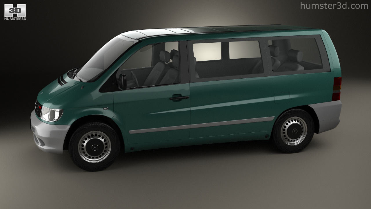 Mercedes-Benz Vito (W638) Passenger Van 2003 3D model