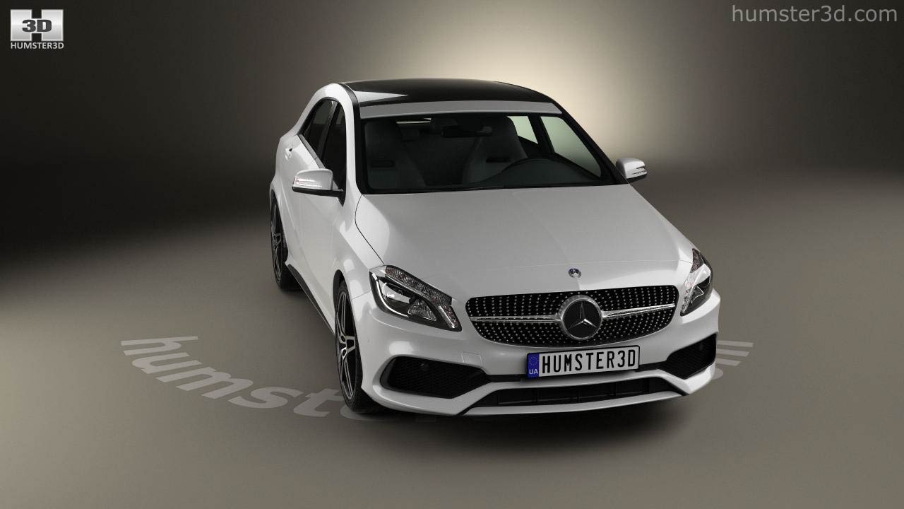 Mercedes-Benz Classe A (W176) AMG Line 2018 Modello 3D